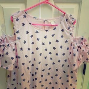 H&M cut out blouse